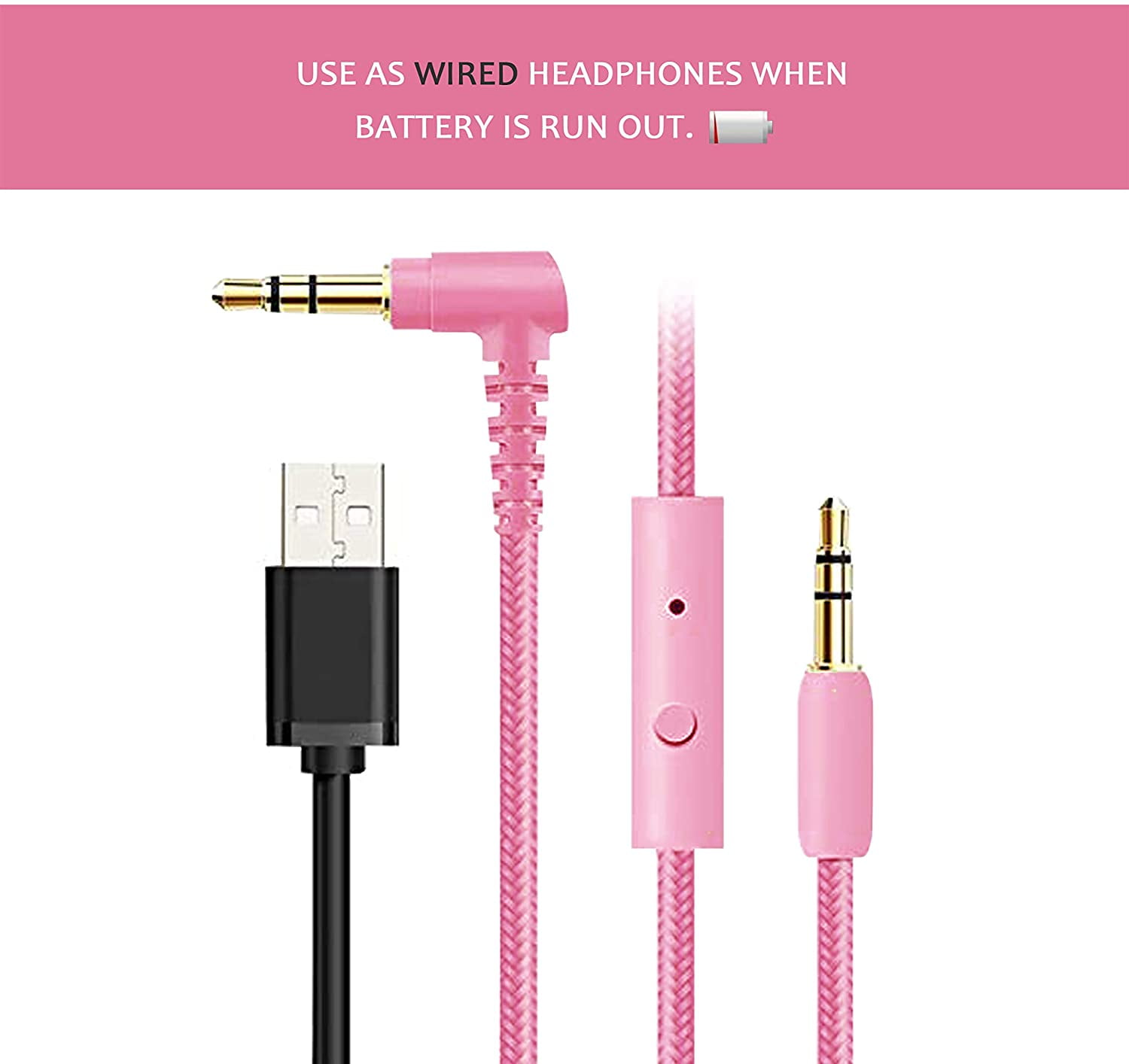 Riwbox Bluetooth Headphones, Riwbox CT-7 Cat Ear LED Light Up Wireless Foldable Headphones Over Ear with Microphone and Volume Control for iPhone/iPad/Smartphones/Laptop/PC/TV (Pink&Green)