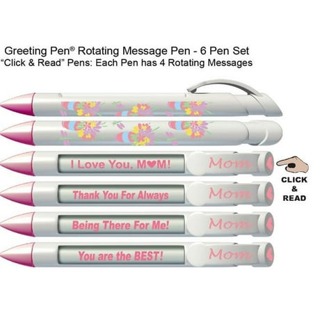 Greeting Pen 36010 Best Ever Mom Greeting Pen With Rotating Messages Pack of (The Best Ink Pen Ever)