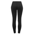 thumbnail image 6 of FashionMille Women's Solid Ribbed Knit Basic High Waisted Elastic Jersey Capri Length Leggings Pants, 6 of 6
