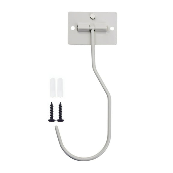 Shoreew Banana Hook 13LB Load-capacity Foldable Design Self-Adhesive Simple Installation Under-Cabinet Banana Hanger Storage Hook