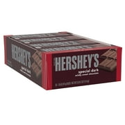 HERSHEY'S, SPECIAL DARK Mildly Sweet Chocolate Candy, Individually Wrapped, 1.45 oz, Bars (36 Ct.)