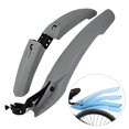 thumbnail image 3 of Juego de guardabarros de bicicleta ajustable, con luz trasera, guardabarros de bicicleta de montaña, juego de guardabarros delantero y trasero con luz gris Macarena Guardabarros de bicicleta, 3 of 8