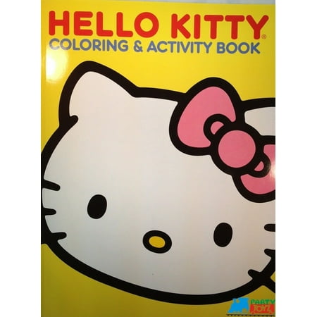 Download Hello Kitty 60 pg. Coloring and Activity Book - Yellow ...