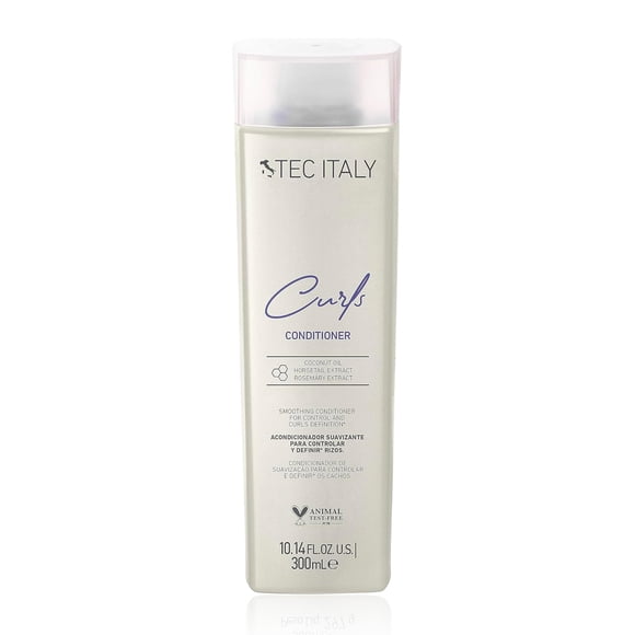 TEC ITALY Curls Conditioner 300 ml | Acondicionador para Rizos Definidos y Suaves | Hidrata, Controla y Evita Encrespamiento | Nutrici&oacute;n Intensiva y Suavidad para Todo Tipo de Cabello Rizad