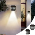 thumbnail image 1 of Fiudx Luces Solares para Exteriores, Focos Impermeables para Paisajismo, Iluminación Solar Inalámbrica, Dos Modos de Luz, Fácil Instalación, para Patio, Pasarela y Decoración de Jardín, Paquete de 2,, 1 of 6