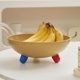 thumbnail image 1 of Almacenamiento y organización de oficina, moderna y fácil bandeja de frutas alta, bandeja para dulces y refrigerios para el hogar, bandeja de frutas multicolor para mesa de centro de sala de estar, ba, 1 of 6