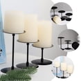 thumbnail image 2 of Shisuyan Dining Table Decor Black Metal 3Pcs 3.9x3.5in, 2 of 8