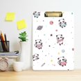 thumbnail image 2 of FORMRS Acrylic Clipboard with Low Profile Clip Standard A4 Letter Size, 12.5" x 9", Panda Pattern, 2 of 8