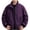 a01Purple, variant on LODIENY Men Stand Collar Baggy Jacket with Pockets Zip Up Lightweight Long Sleeve Coat Casual Windbreaker Stylish Fall Golf Work Jackets Dark Gray XXL