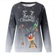 thumbnail image 4 of Sudadera Navideña Con Cuello Redondo Para Mujer, Camiseta Holgada Estampada A La Moda, Blusa de Manga Larga, Tops Informales Odeerbi ODB194552, 4 of 5