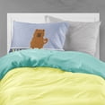 thumbnail image 2 of Carolines Treasures BB5723PILLOWCASE Chow Chow Red Welcome Fabric Standard Pillowcase, 2 of 2