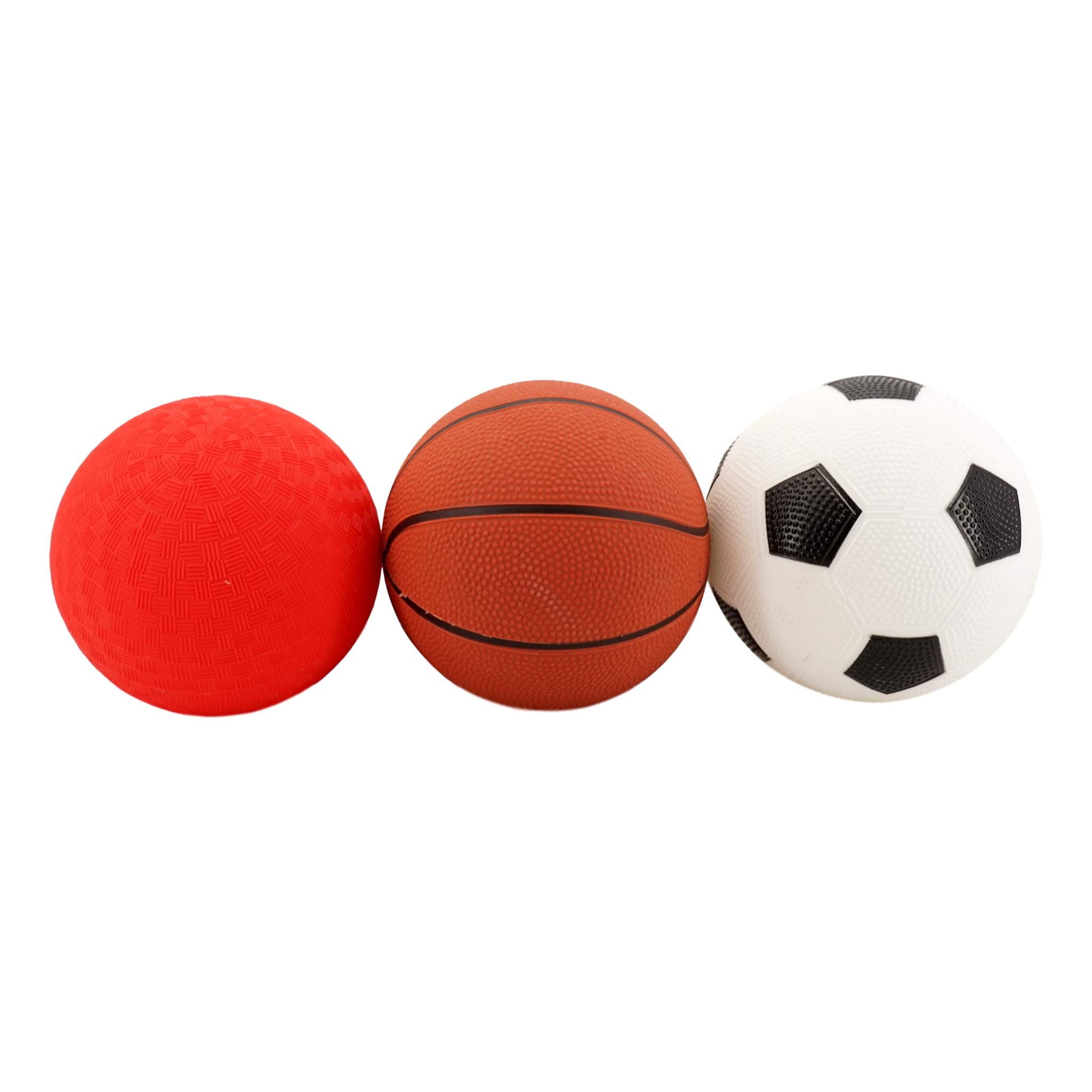Kids Stuff Mini Sports Balls (3 Pack, 5 inches Diameter Each) 1 Soccer ...