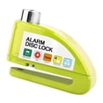thumbnail image 1 of Candado de disco con alarma genérico para orificios de 7 mm o más para bicicletas y motocicletas. Verde, 1 of 9