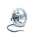 thumbnail image 2 of High/Low Beam Retro Vintage Skull Light Bulb Side Mount Headlight For Harley Dyna Honda Old School Chopper, 2 of 7