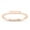 Rose Gold-Tone, variant on Sterling Silver Single Bar Stackable Ring Size 6