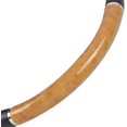 thumbnail image 4 of Black/Wood Grain Soft Leather Grip Big Rig Steering Wheel Cover for Trucks 18" Inch Large (Light Wood), 4 of 6
