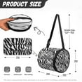 thumbnail image 7 of ZIATUBLE Zebra Stripes Tissue Roll Hanging Cover Round Paper Towel Storage Bag Lightweight Paper Towel Dispenser Case Foldable Paper Pouches for Organization Accessories Decoration, 7 of 7