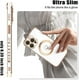 thumbnail image 4 of RV (Blanco) Funda para iPhone 14 Pro Max,： Linda funda magnética en forma de corazón con borde chapado en oro, funda de silicona a prueba de golpes oso de fresa Electrónica, 4 of 5