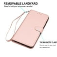 thumbnail image 5 of Galaxy Note 20 Ultra (2020),Takfox Leather Wallet Case Flip Magnetic Closure Card Slots Cash Pockets with Kickstand Protective Folio Flip Cover -Rose Gold, 5 of 6