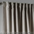 thumbnail image 5 of 3S Brother's Extra Long Solid Luxury Matte Velvet Soft Curtain Seashell Single Panel Hanging Back Tap & Rod Pocket Home Décor 5-25 Feet Custom Made Curtains -Made in Turkey Each(52"x63"), 5 of 7
