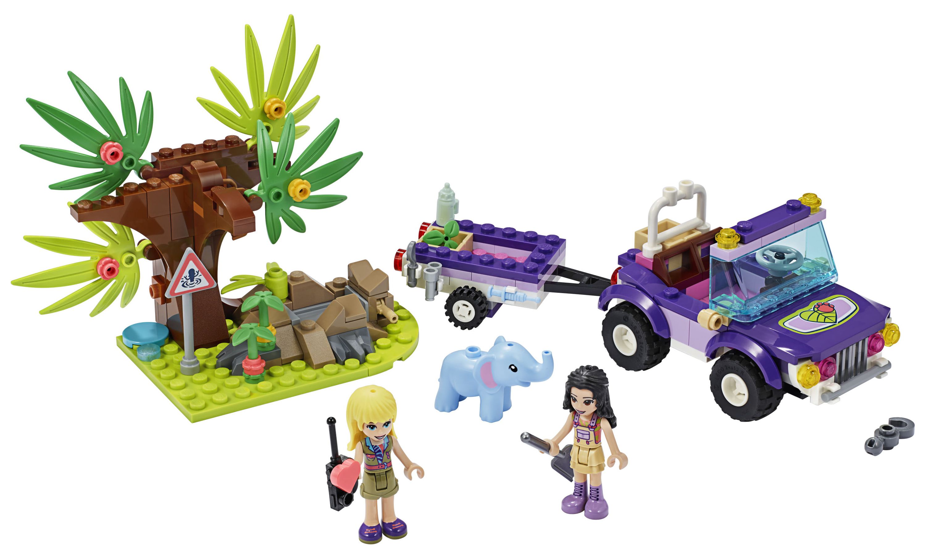 LEGO Friends Baby Elephant Jungle Rescue 41421 Building Toy for Kids; Jungle Rescue Fun Toy Promotes Creative Play (203 Pieces) - image 3 of 8