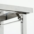 thumbnail image 4 of Stainless Steel Table 48 * 24 in, Kitchen Island Prep Table Work Bench with Foldable Table Legs, 4 of 6