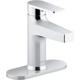thumbnail image 4 of Kohler 74021-4-BL Single Handle Bathroom Sink Faucet, 1.2 GPM - Matte Black, 4 of 5