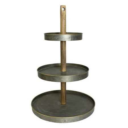 17 Stories Sharleen 3 Tier Galvanized Server Tiered Stand 17 Stories Sharleen 3 Tier Galvanized Server Tiered Stand
