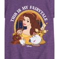 thumbnail image 3 of Disney Princess - Belle This Is My Fairytale - Girls Fitted Short Sleeve T-Shirt, 3 of 5