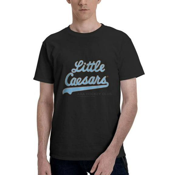 Little Caesars Men'S Basic Short Sleeve T-Shirt Fashion Black Small