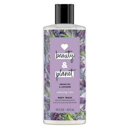 Love Beauty And Planet Relaxing Rain Body Wash Argan Oil & Lavender 16 (Best Essential Oils For Body Wash)