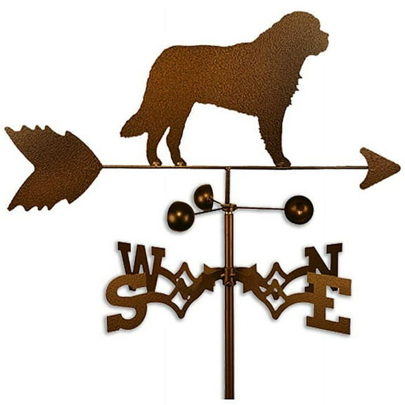 SWEN Products Inc Handmade Saint Bernard Dog Copper Weathervane