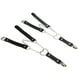 thumbnail image 2 of ligas ajustables para muslo con clip de resistencia al deslizamiento, ligas elásticas de pierna con forma de corazón punk para mujer, color negro, 2 of 8