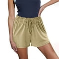 thumbnail image 4 of Jalioing High Waist Summer Shorts for Women Casual Drawstring Beach Short Pants Lightweight Fashion Lounge Shorts, 4 of 6