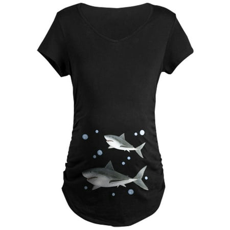 

CafePress - Shark Maternity Dark T Shirt - Maternity Dark T-Shirt