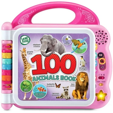 LeapFrog Interactive 100 Animals Book, Pink
