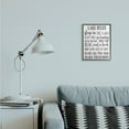thumbnail image 2 of Stupell Industries Motivational Lake Rules Sign Text Styles Black White Framed Wall Art Design by Daphne Polselli, 11" x 14", Black Framed, 2 of 8