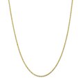 thumbnail image 1 of Leslie's 10K 2.25mm Diamond-Cut Rope Chain (Weight: 7.37 Grams, Length: 22 Inches), 1 of 4