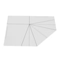 thumbnail image 1 of Acrylic Foldable Food Basket Sew Template, Transparent Handbag DIY Sewing Ruler, for Making Picnic Bag, Lunch Bag, Portable Food Basket, 1 of 7