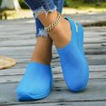 thumbnail image 4 of Women's Backless Wedge Casual Walking Shoes Non Slip Lightweight Mesh Slip On Platform Clogs, 4 of 7