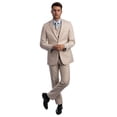 thumbnail image 4 of Men's 3pc Solid Suit, Notch Lapel, 4 of 4