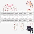 thumbnail image 3 of CAICJ98 Toddler Girls Pajamas Soft Cotton Pjs Set Little Kids 2 Piece Long Sleeve Sleepwear,Size 3-4 Years, 3 of 7