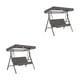 thumbnail image 4 of Columpio para 3 personas Cateissary con cubierta de asiento y toldo de sombra Gris, 4 of 6