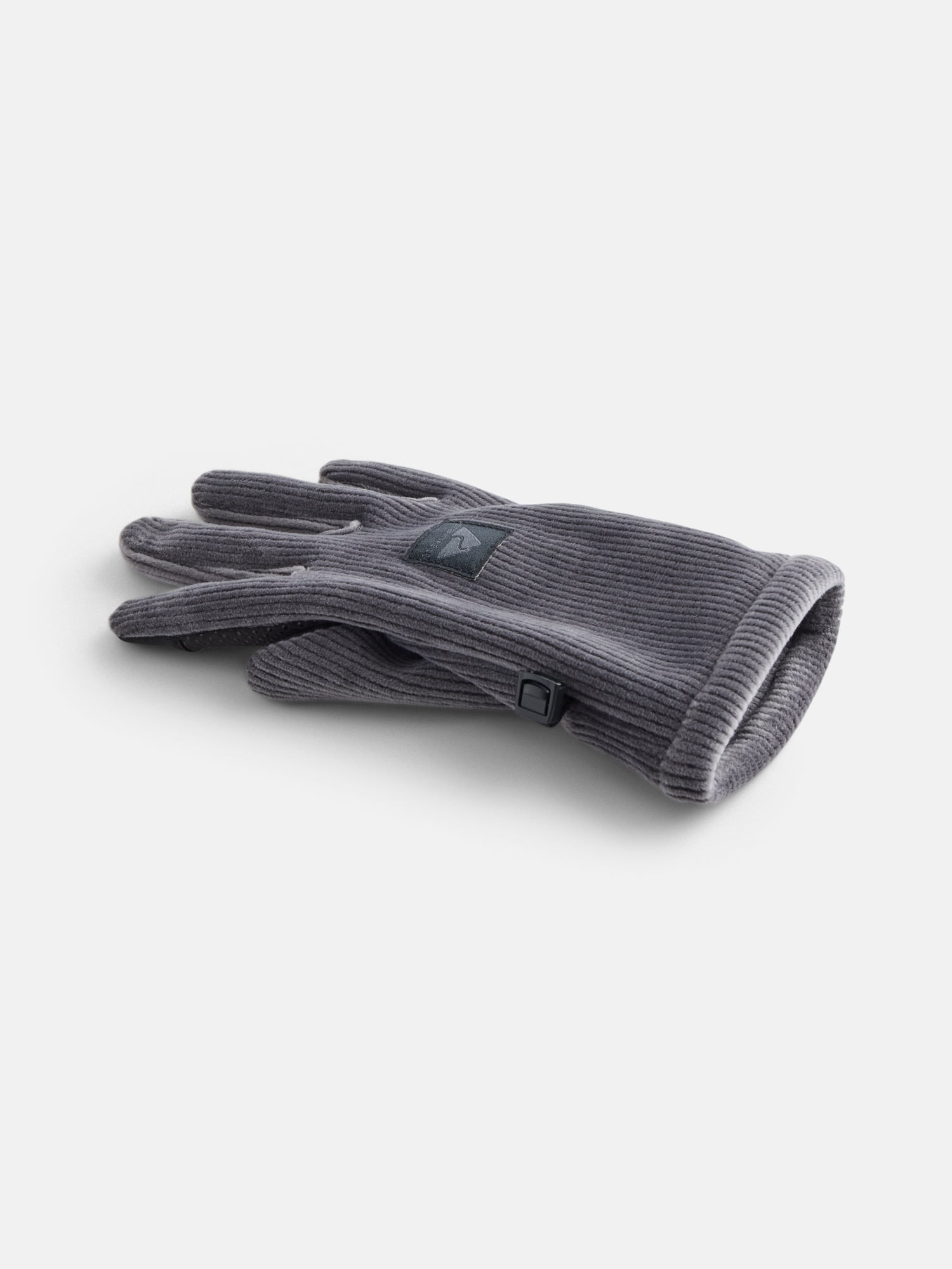 Ozark Trail Women's Corduroy Commuter Ski Gloves, Charcoal, L/XL