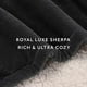 Sunbeam Royal Luxe Sherpa Night Fog Heated Blanket - Full - image 4 of 8