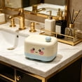 thumbnail image 6 of Kieccall Soap Container Covered Soap Holder Adorable Happy Face Design Spill Proof Drainage Storage for Bathroom Shower Home Travel Gift, 6 of 6