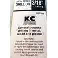 thumbnail image 5 of FABLE- 12 Pack Of Kc Professional 3/16" Drill Bits Metal Wood Plastic Hss316, 5 of 5