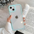 thumbnail image 3 of Funda de teléfono con parachoques de silicona a prueba de golpes para iPhone 16 15 14 11 12 13 Pro Max XS XR 8 7Plus, funda trasera de protección transparente, 3 of 5