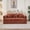 Orange, variant on MAYEERTY 78.8" Blue Chenille Convertible Floor Sofa Bed, No Assembly Modular Couch with Pillows for Living Room Studio