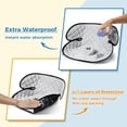 thumbnail image 4 of Protector de Asiento para Auto Piddle Pad Zoiapai Impermeable Gris 1, 4 of 7
